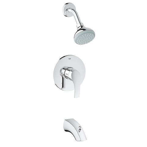 Pressure balance valve shower / bath combination