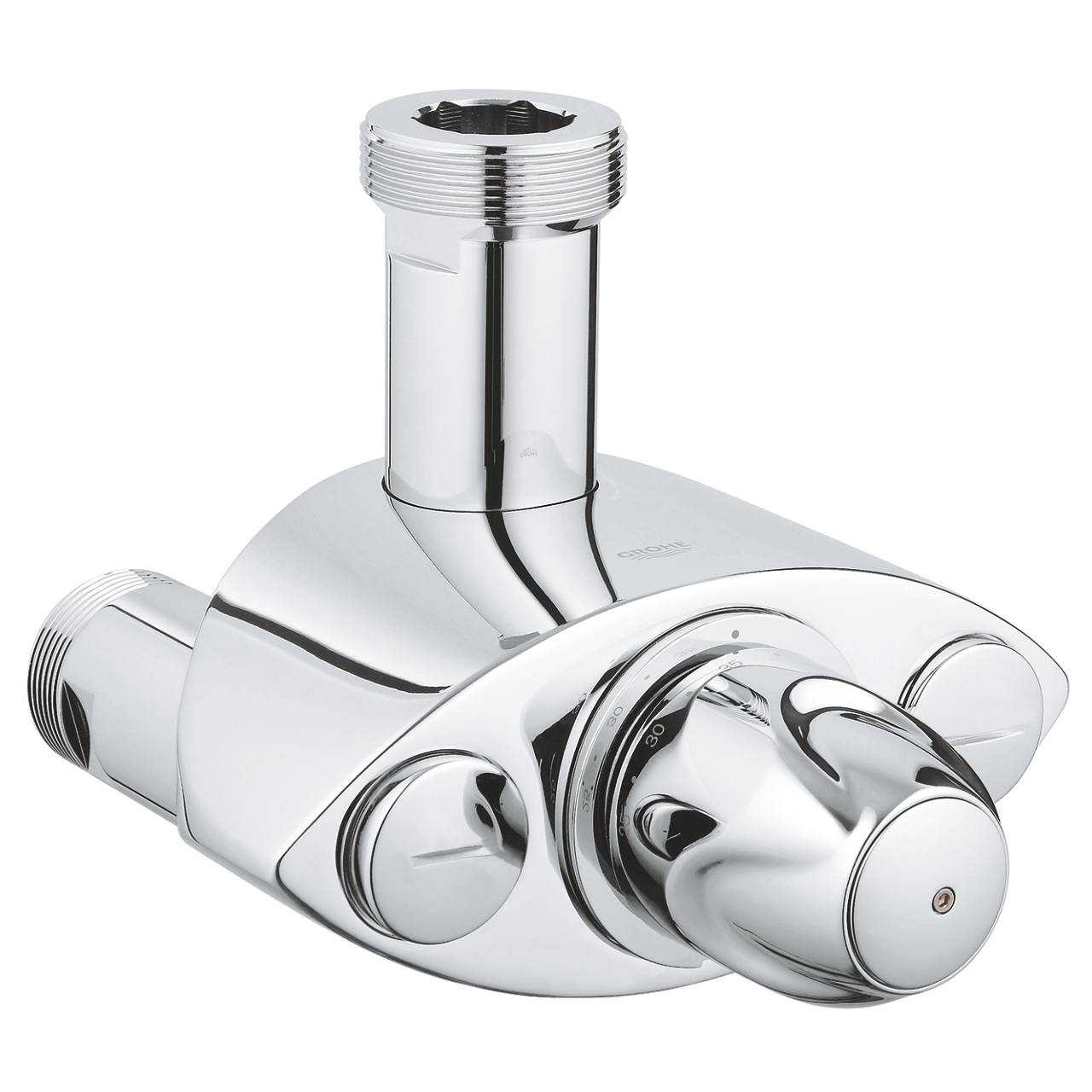 Grohtherm XL Thermostat-Batterie, 1 1/4″ | GROHE