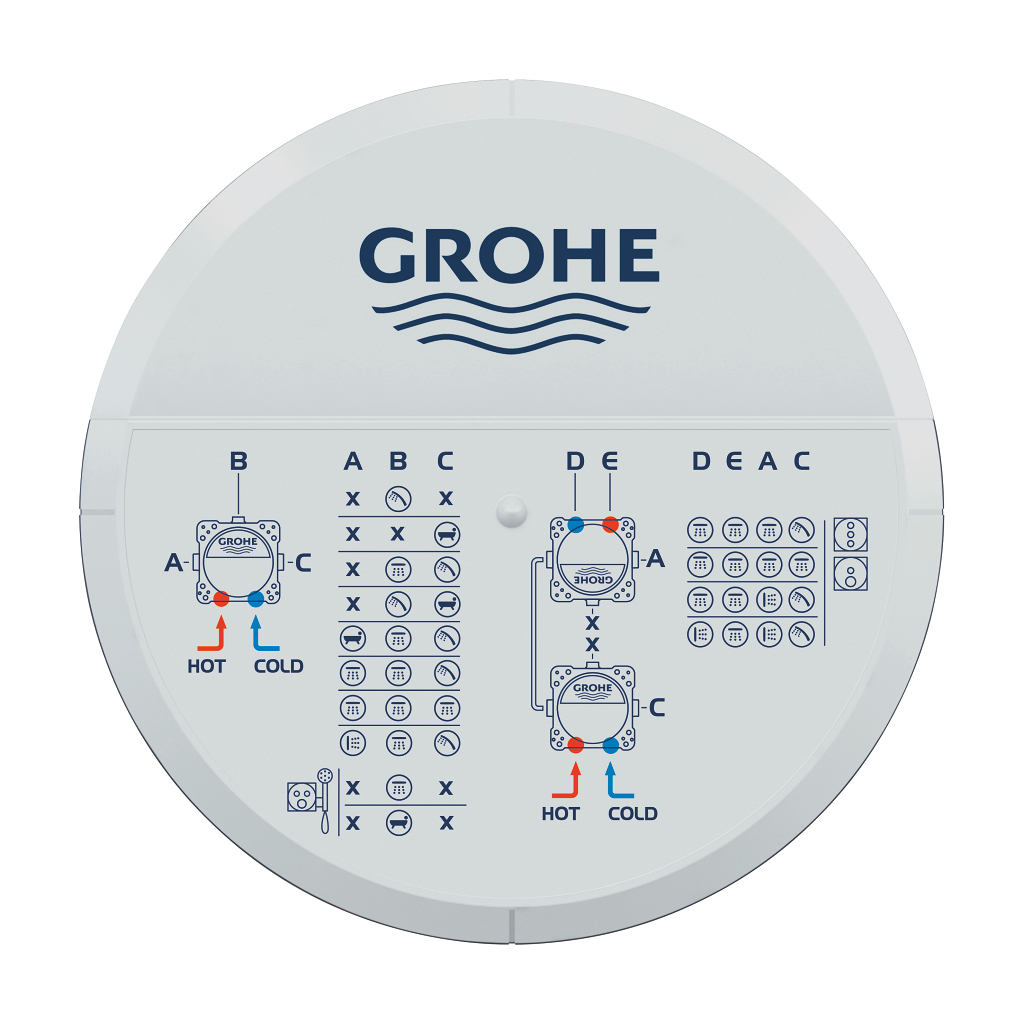 Rapido SmartBox Universal rough-in box, 1/2″ | GROHE