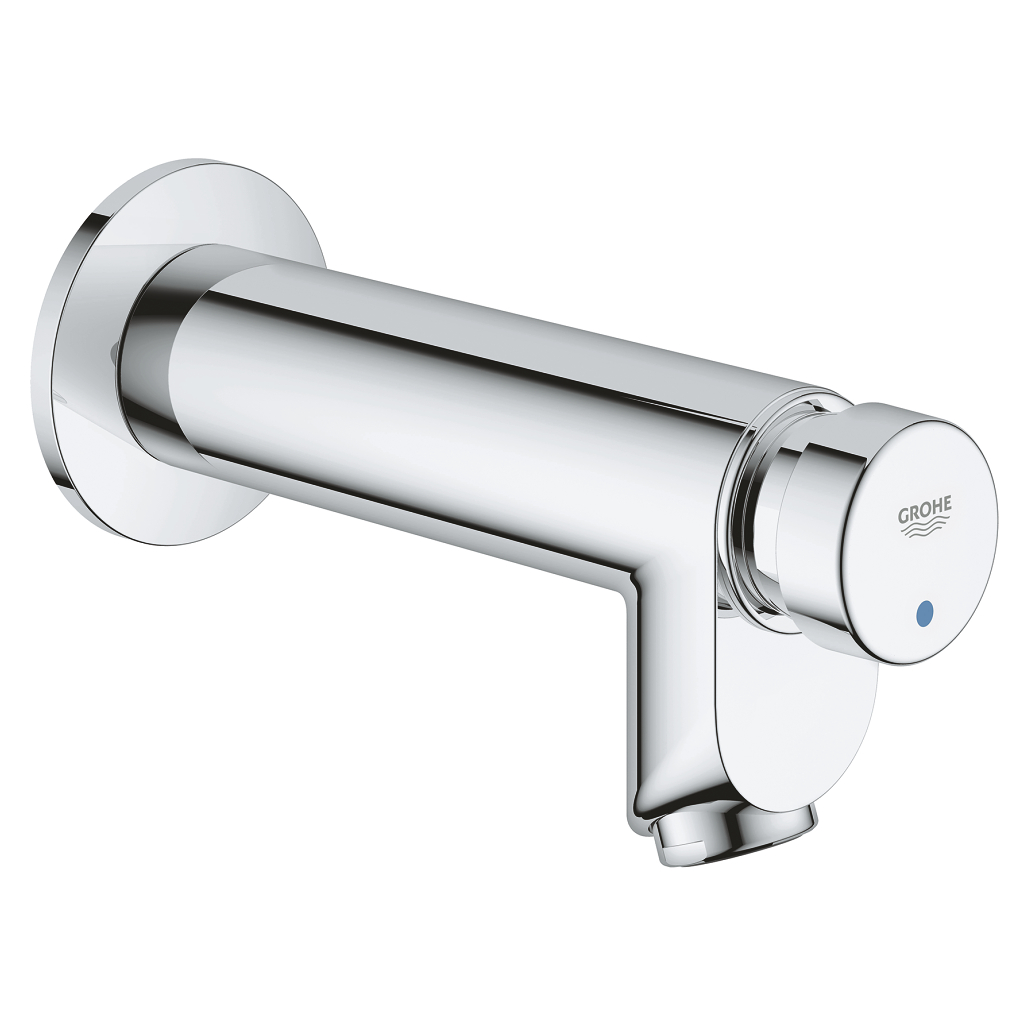 Euroeco Cosmopolitan T Self-closing pillar tap 1/2″, wall mounted | GROHE