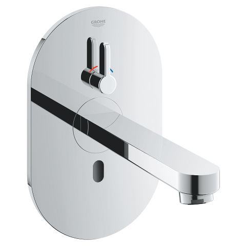 Eurosmart Cosmopolitan E Bluetooth Robinet infrarouge pour lavabo 1/2″ avec mitigeur et limiteur de température ajustable