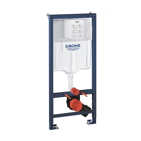 2-in-1 set for WC, 1.13 m installation height