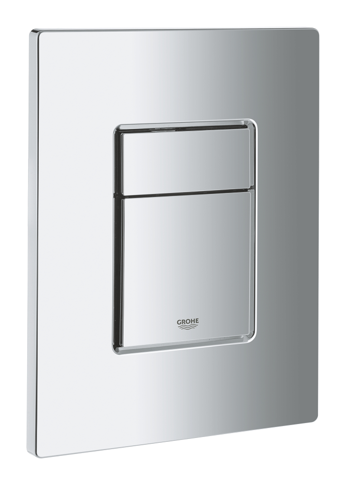 GROHE Nova Cosmopolitan Piastra di Azionamento WC, Doppio Scarico, Cromo Satinato 38765P00