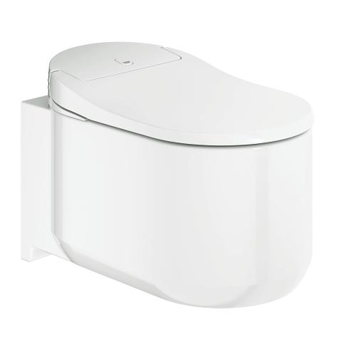 GROHE Sensia Arena Shower toilet cycle model for showroom presentation, wall-hung