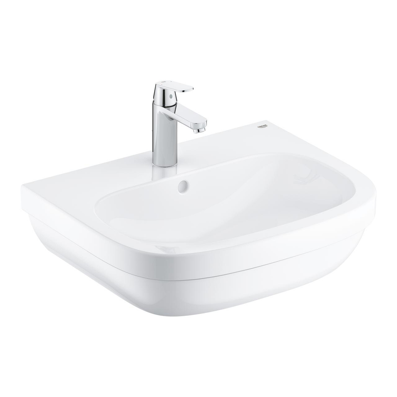 Euro Ceramic Bundle wash basin 60 + Eurosmart Cosmopolitan basin mixer