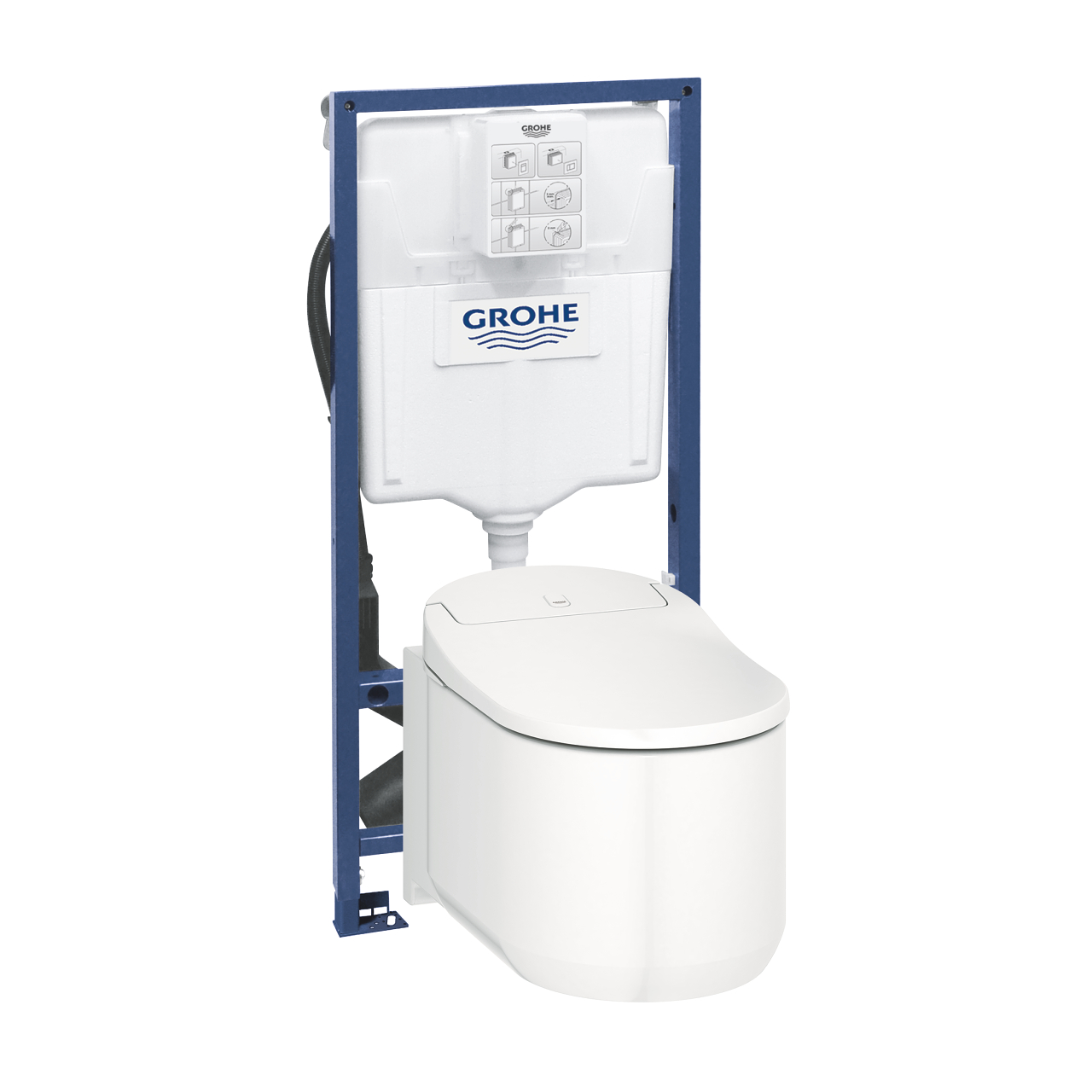 GROHE Sensia Arena Shower toilet complete system for concealed flushing ...