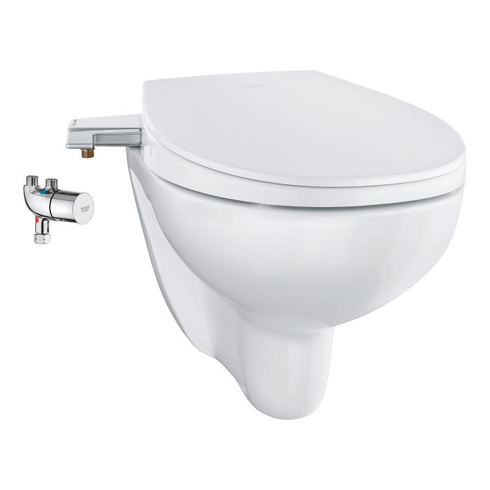 wc set bau ceramic grohe