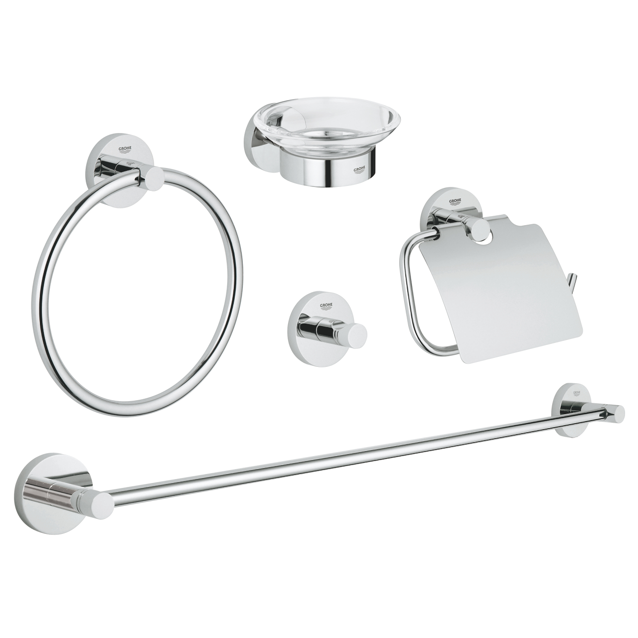Essentials Master bathroom accessories set 5in1 GROHE