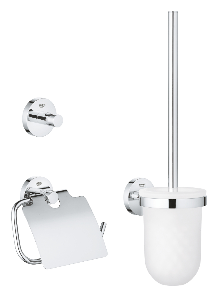 City restroom accessories set 3-in-1
