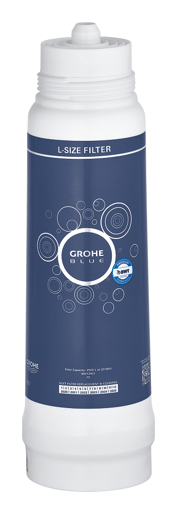 GROHE Blue Austauschfilter L-Size, Kapazität ca. 2500 Liter (Nur für GROHE Blue Professional, Pure und GROHE Red)