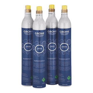 GROHE Blue Starter kit 425 g CO<sub>2</sub> bottles (4 pieces)