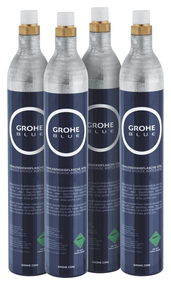 GROHE Blue Kit de démarrage bouteilles de CO2 425 g (4 pièces)<br />