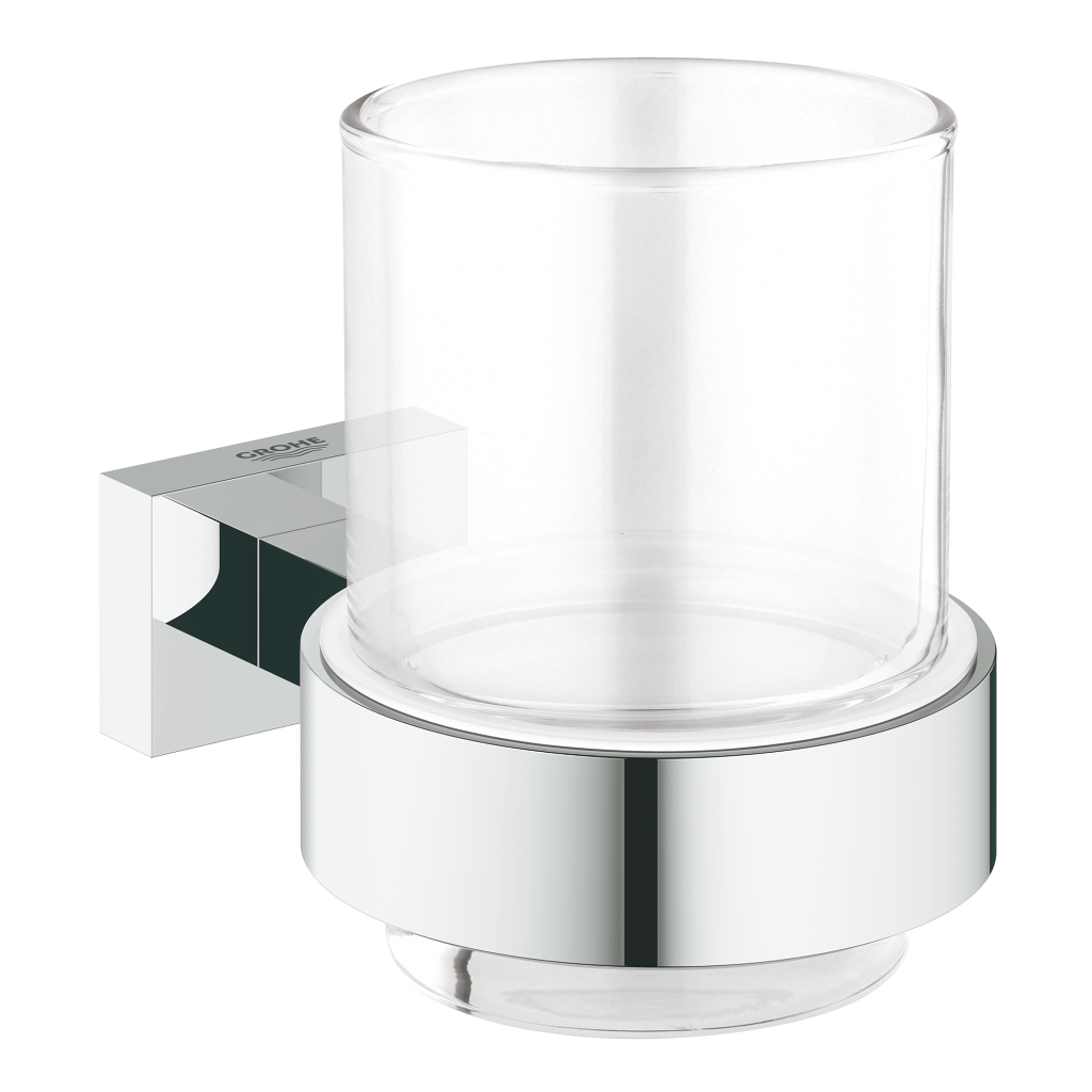Essentials Cube Glass/soap dish holder GROHE