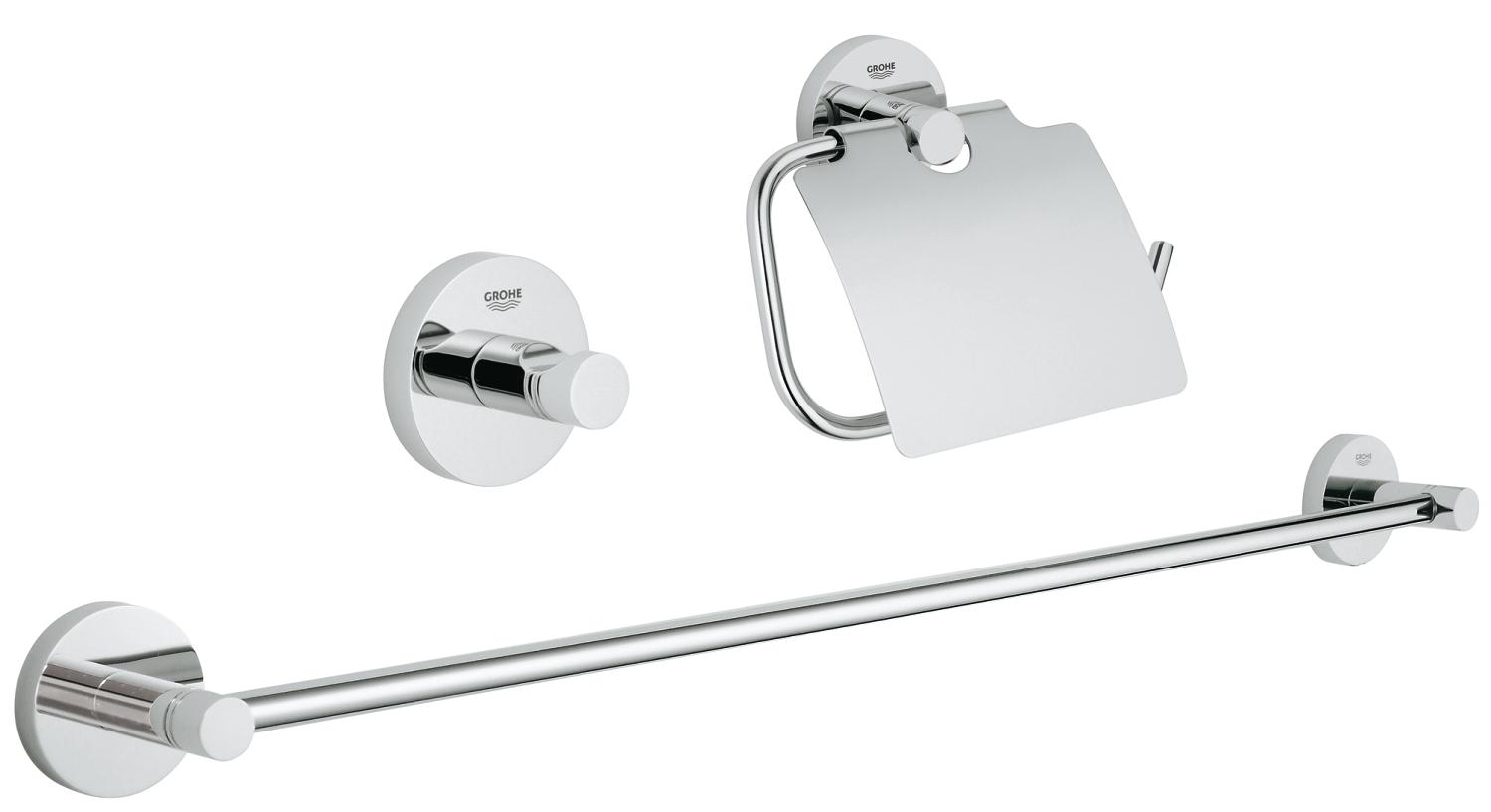 Guest bathroom accessories set 3-in-1