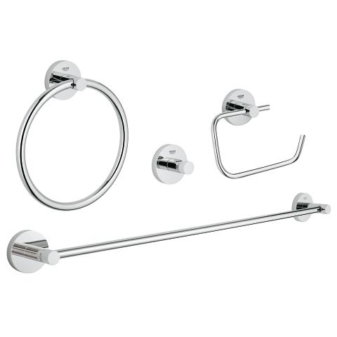 Essentials Set d'accessoires 4-en-1 à la salle de bains principale