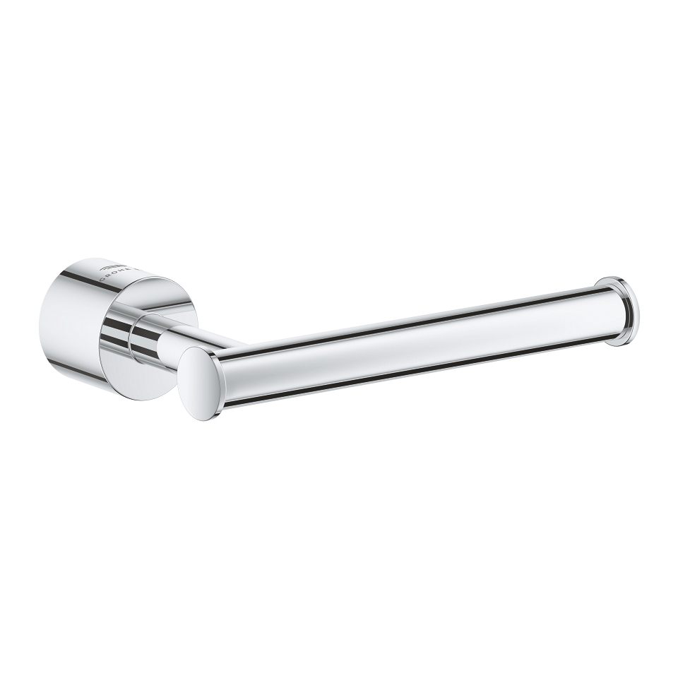 Grohe 40689A01 Portarotolo Per WC, Fissaggio A Scomparsa, Colore Hard Graphite, Finitura StarLight