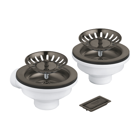 Waste set sink without excenter for 1 bowl and 1.5 bowl  sinks