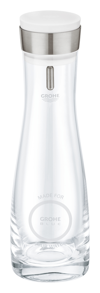 Miniatuur 4: GROHE Blue glazen karaf met dekselset