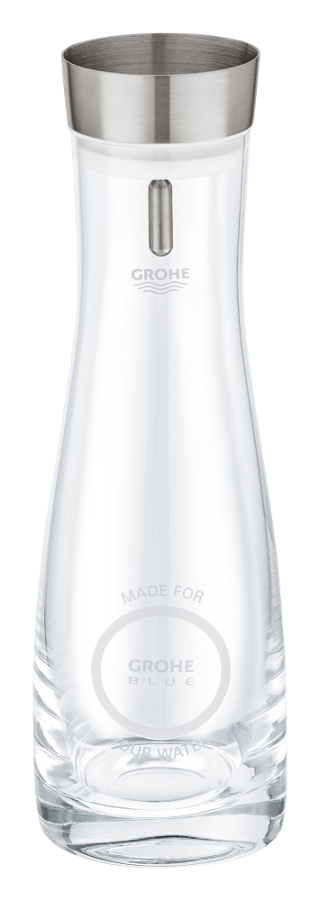 Miniatuur 5: GROHE Blue glazen karaf met dekselset