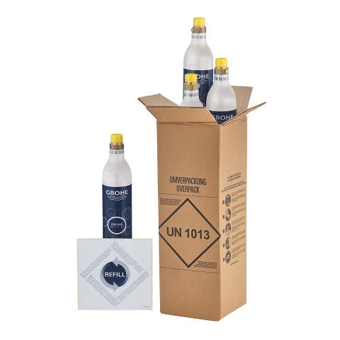 GROHE Blue Starter kit 425 g CO2-flessen (4 stuks)