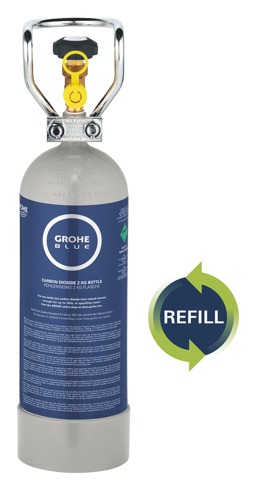 Thumbnail 2: GROHE Blue 2 kg CO<sub>2</sub> Nachfüllflasche, Folgebestellung