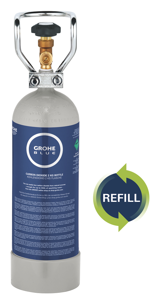 Thumbnail 3: GROHE Blue 2 kg CO<sub>2</sub> Nachfüllflasche, Folgebestellung