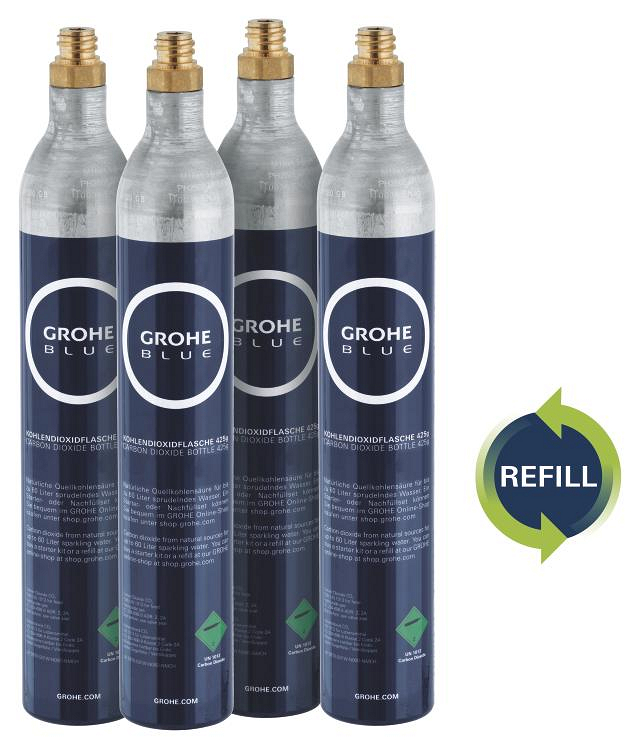 Kép 3: GROHE Blue Refill 425 g-os CO<sub>2</sub> palack (4 darab-os utántöltés)