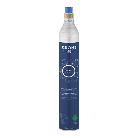 Nuevo & Primer llenado en Alemania SPRUDELUX® Hasta 60 litros de agua con burbujas por relleno 1 x cilindro Cilindro de CO2 prémium de 425 g apto para Grohe Blue Home 