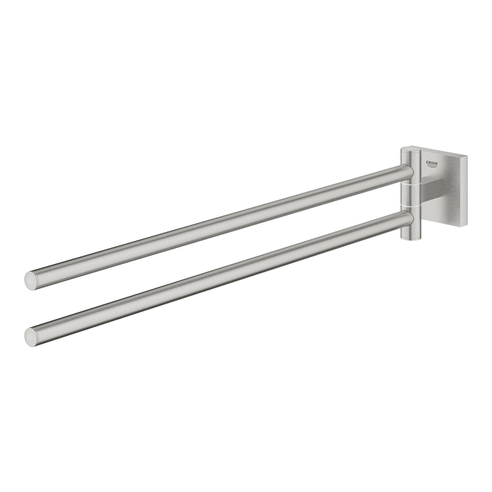 Start Cube - Double Towel Bar - Supersteel 2