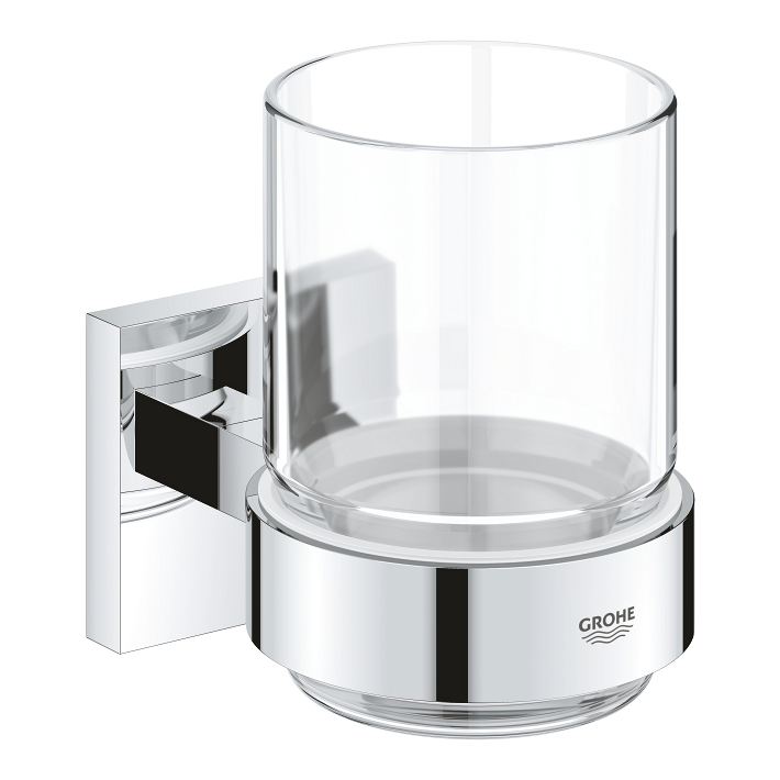 Start Cube - Vaso con soporte - Cromo 1