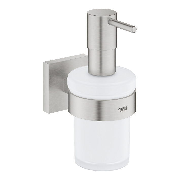 Start Cube - Soap Dispenser with Holder - Supersteel 1