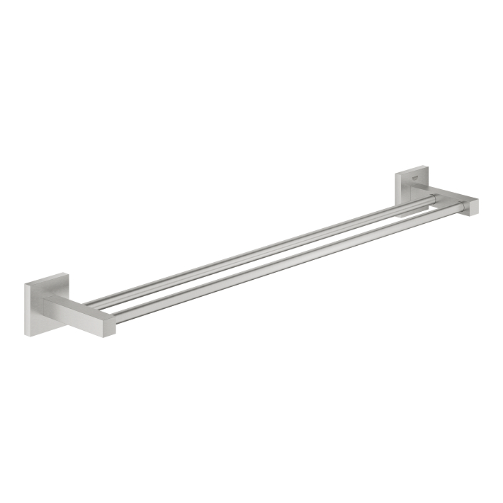 Start Cube - Double Towel Bar 600mm - Supersteel 1