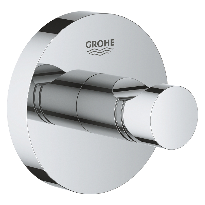 Grohe 40973EN0 Defined Wall Mounted Double Robe Hook- Brushed