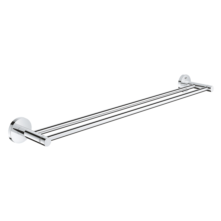 Start - Double Towel Bar 600mm - Chrome 1