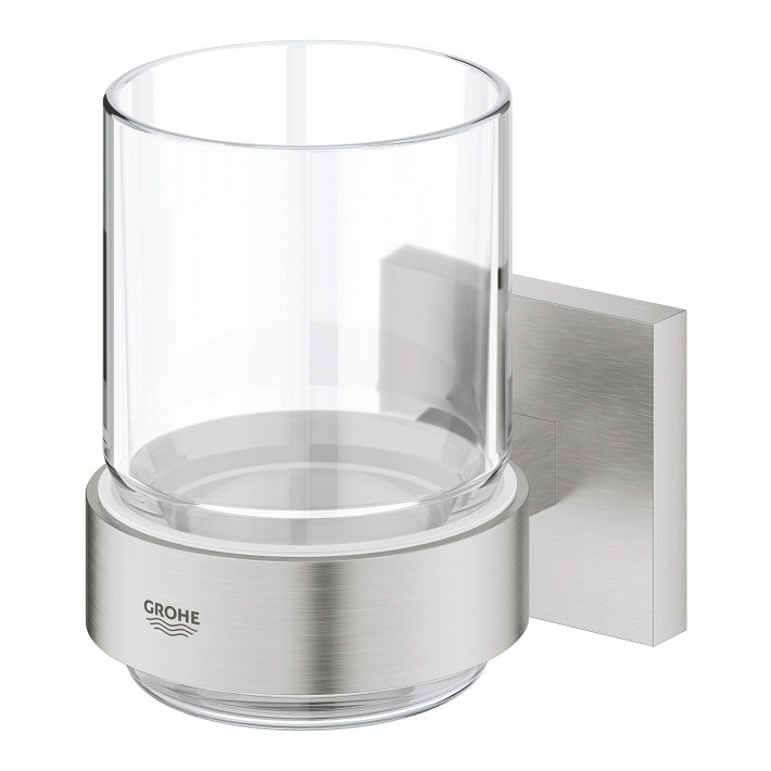 Start Cube - Glass with Holder - Supersteel 2