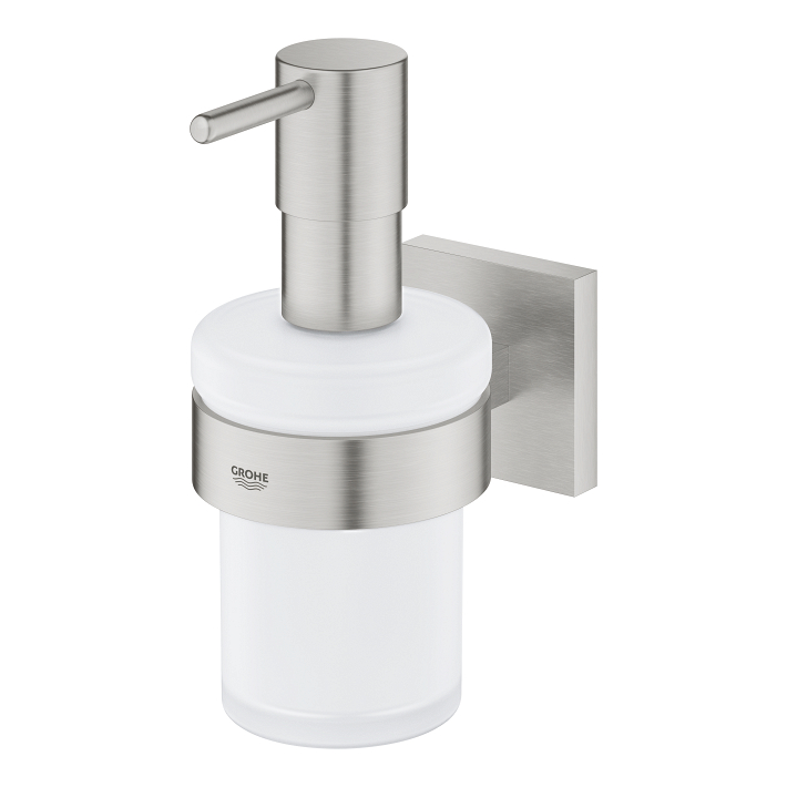 Start Cube - Soap Dispenser with Holder - Supersteel 2