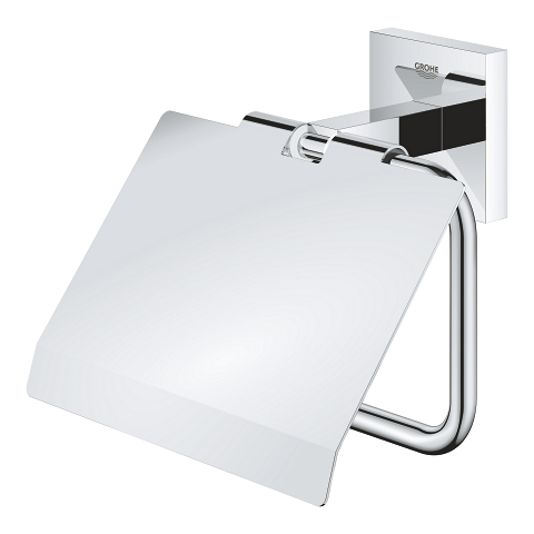 Start Cube - Toilet Paper Holder with Cover - Chrome 2