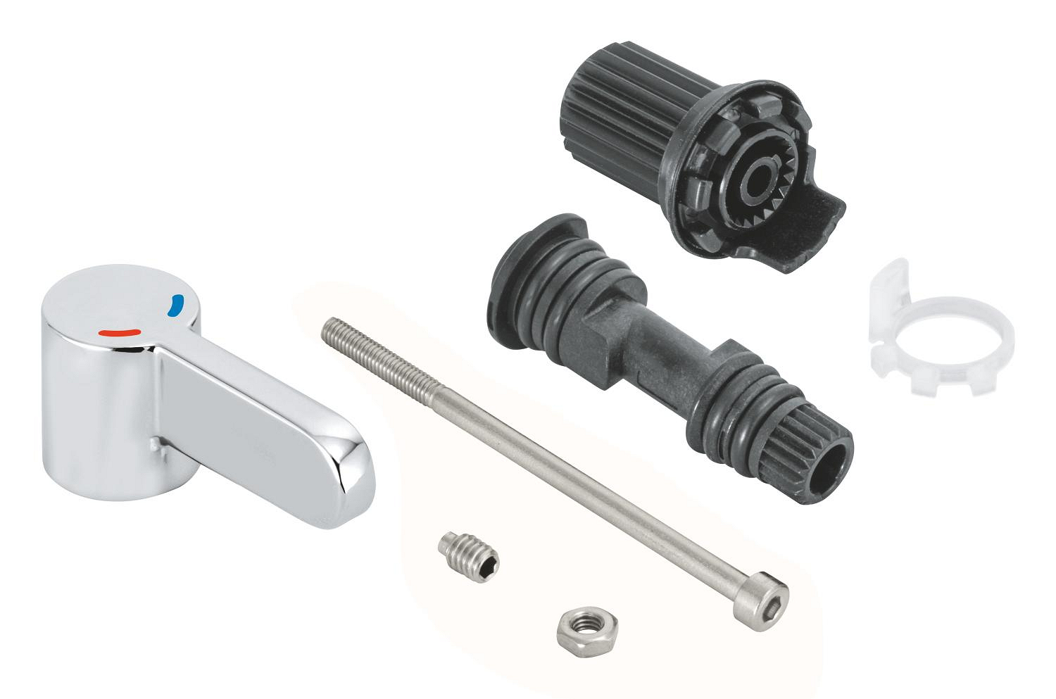 mixer spindle + lever
