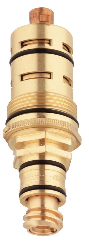 Thermostatic cartridge for reverse waterways