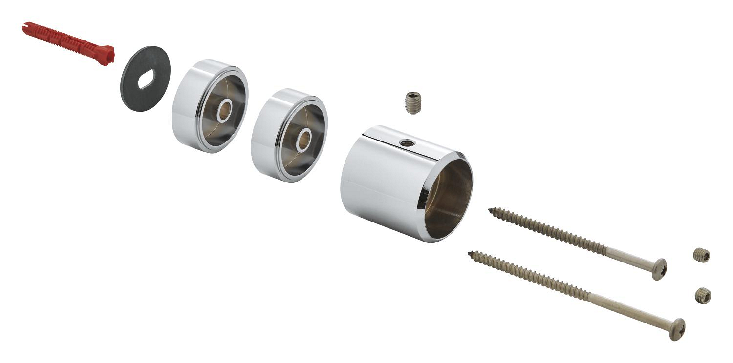 Duschstångsfäste – Euphoria 260, Euphoria System 310, Tempesta 250, Tempesta 250 Cube, Tempesta System 250, Vitalio Joy System 310, Vitalio Start System 250, Vitalio Start System 250 Cube