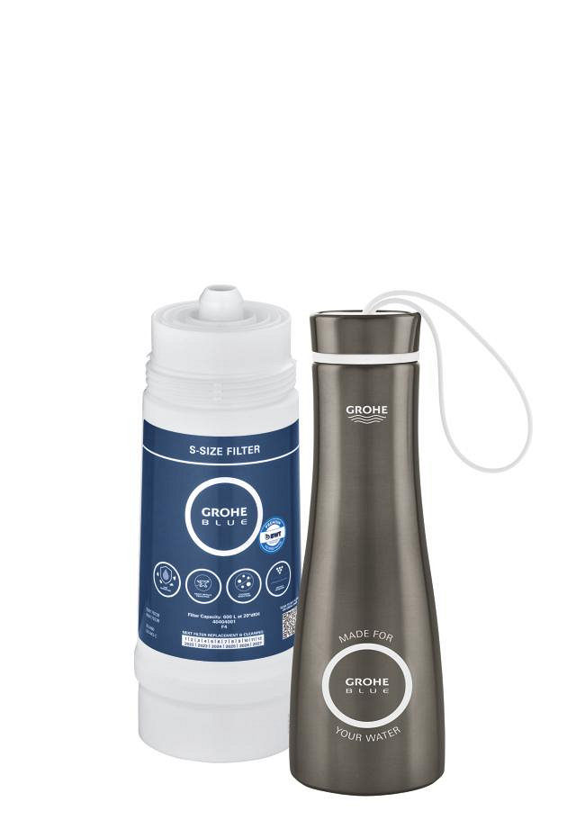 Filtro Taglia S + Bottiglia Grafite