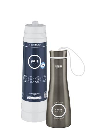 Filtro Taglia M + Bottiglia Grafite