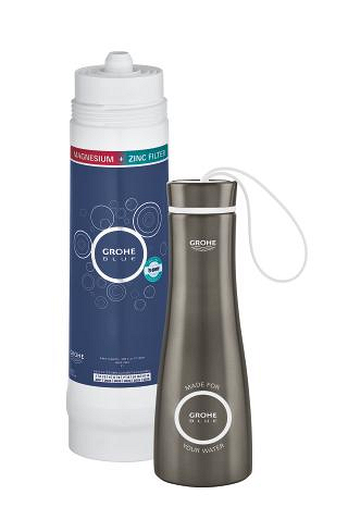 Filtro Magnesium e Zinco + Bottiglia Black