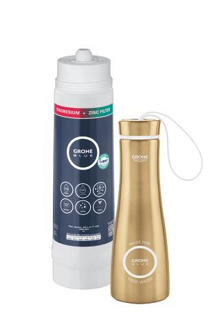 Filtro Magnesium e Zinco + Bottiglia Gold