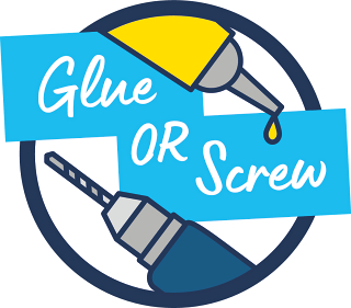 Glue or Screw