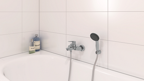 Start Single-lever bath/shower mixer 1/2" 6