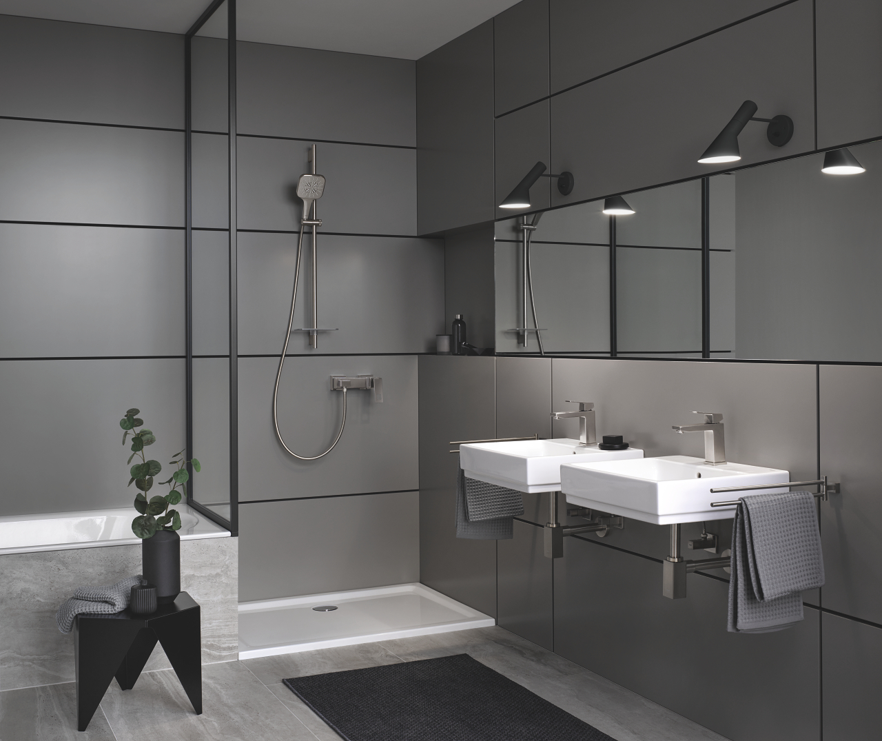 Eurocube Bathroom Taps For your Bathroom GROHE