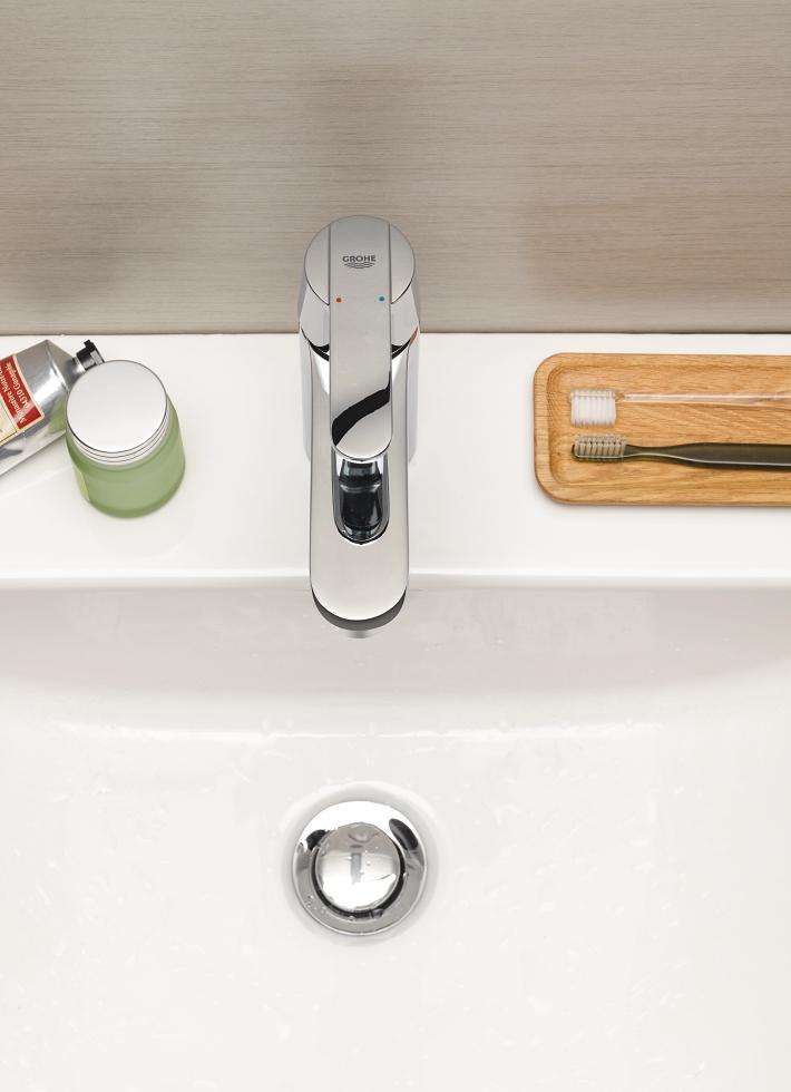 Get - Basin Tap  M-Size with Pop-up Waste Set - Chrome 4