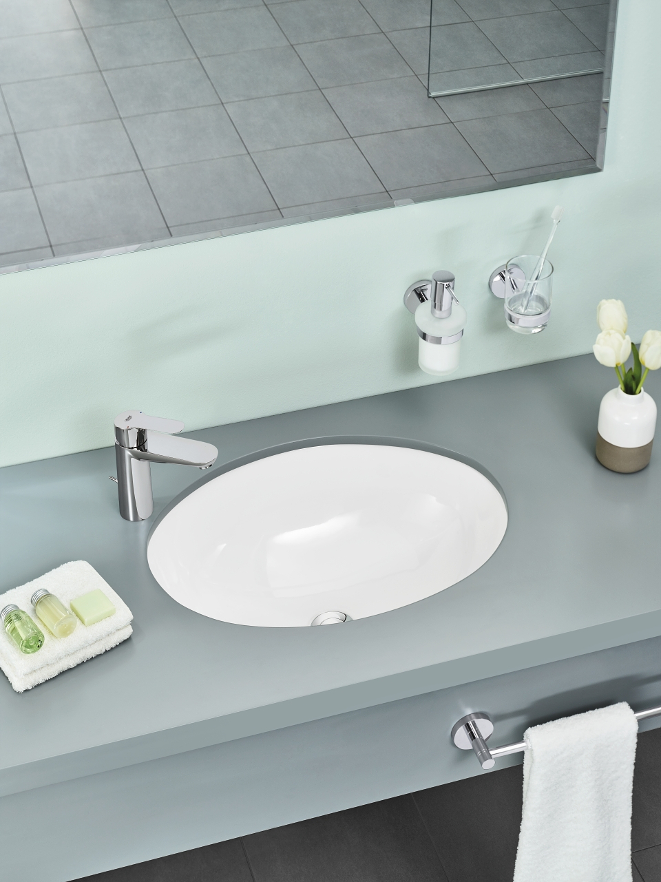 GROHE Bau Céramique lavabo à sous-encastrer 55 cm