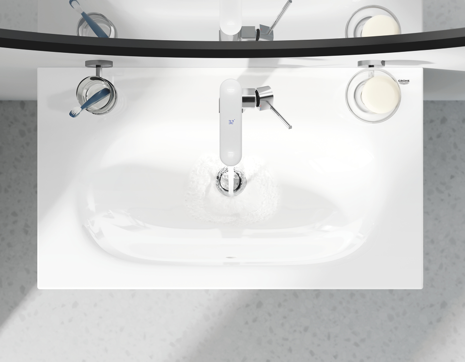 GROHE Plus wastafelkraan in chroom